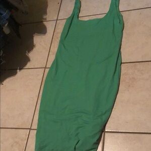 Green Sleeveless Dress